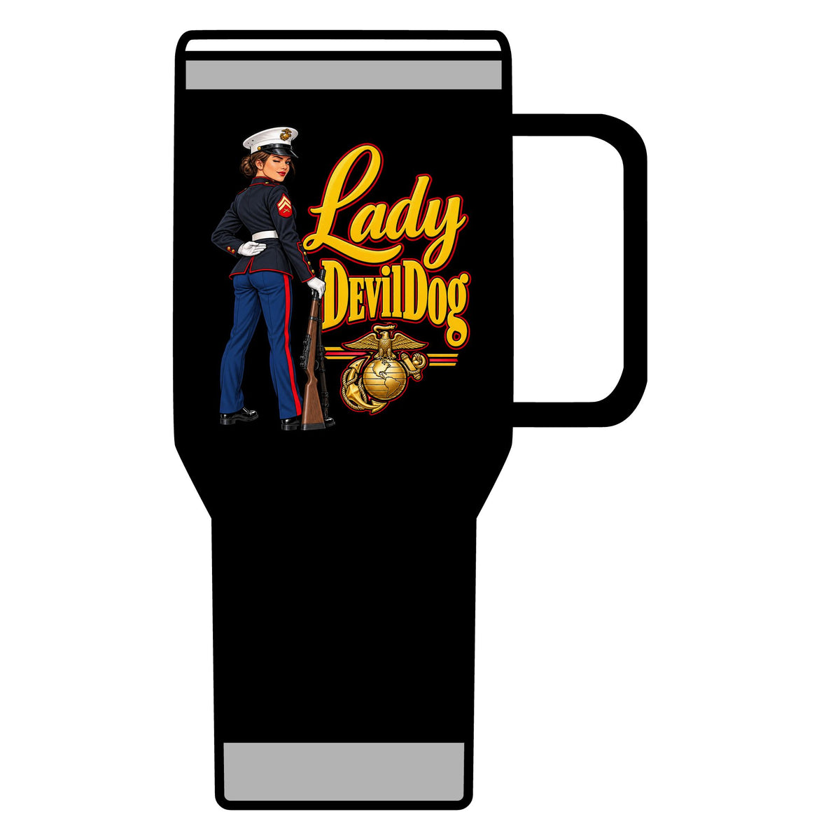 Lady Devil Dog - 20oz Insulated Mug