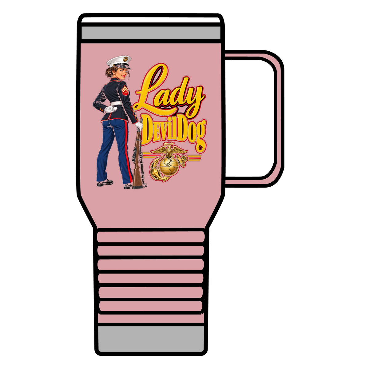 Lady Devil Dog - 20oz Insulated Mug