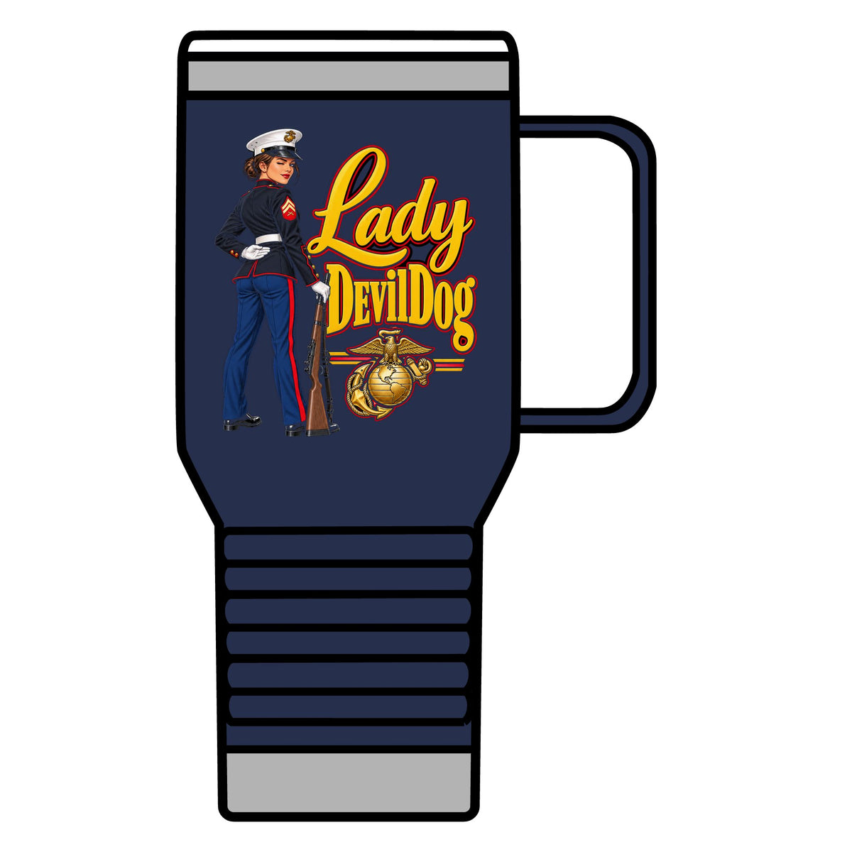 Lady Devil Dog - 20oz Insulated Mug