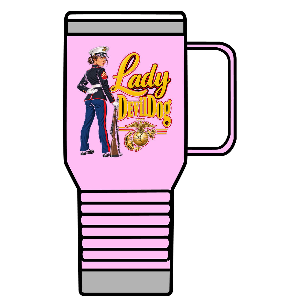 Lady Devil Dog - 20oz Insulated Mug