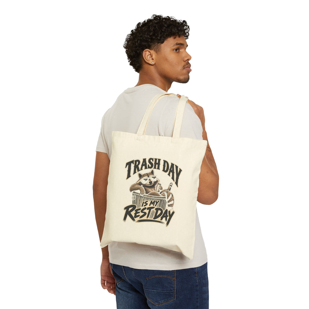 Trash Day Rest Day - Canvas Tote