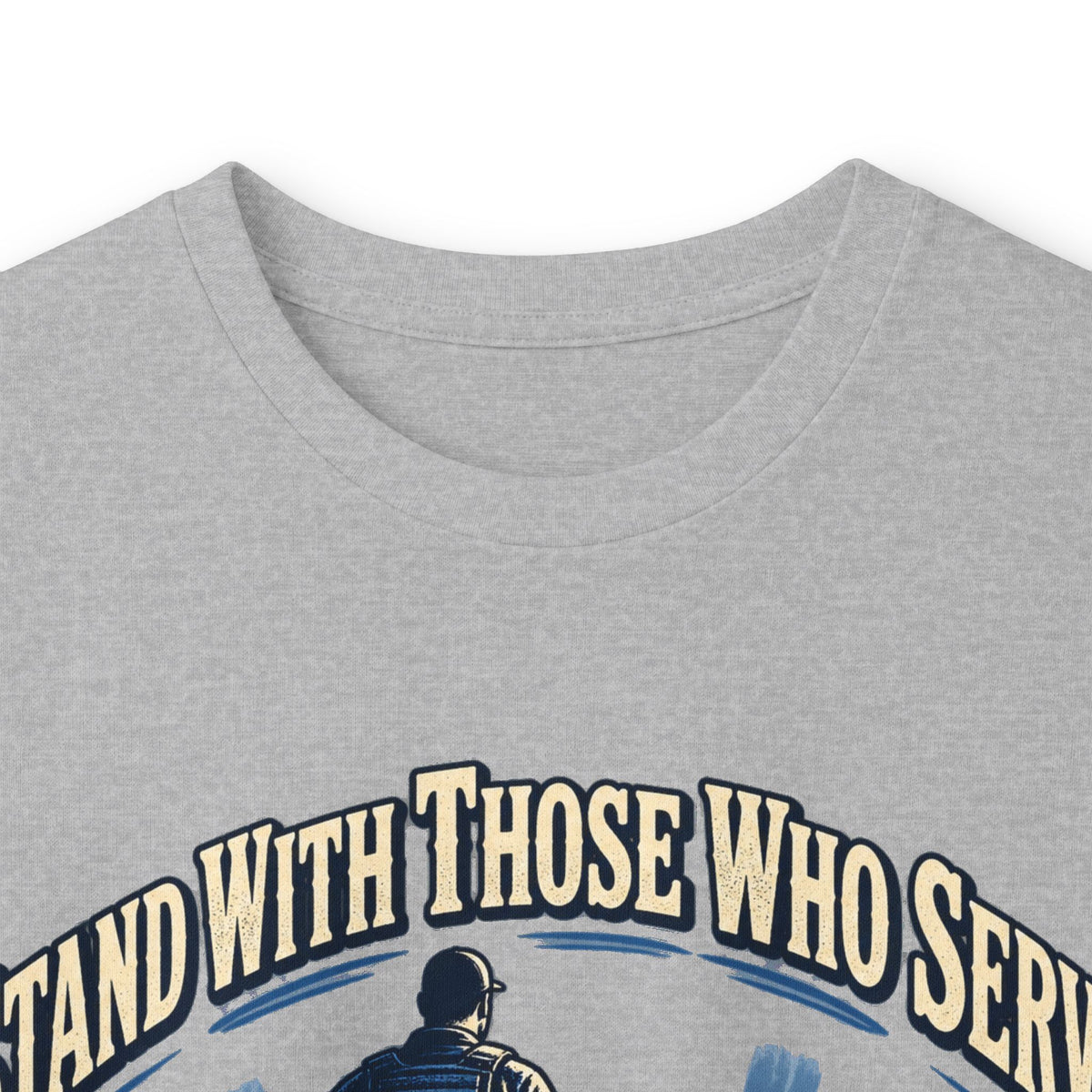 Stand With Those Who Serve Police K9 - Unisex Ultra Cotton Long Sleeve Tee