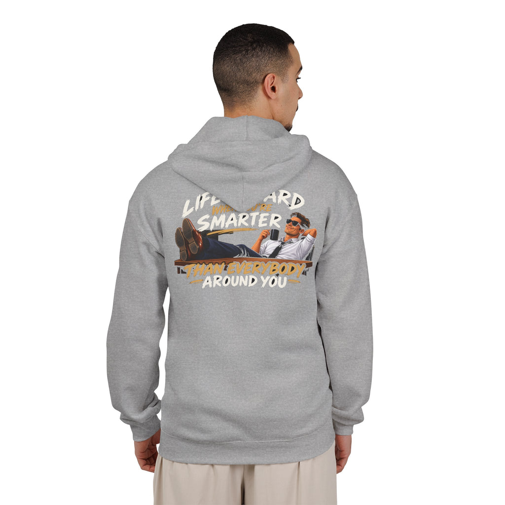 Smarter Than Everybody - Full-Zip Hooded Sweatshirt