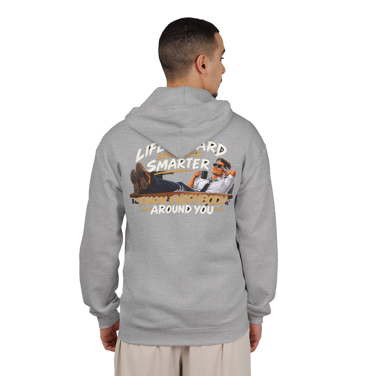 Smarter Than Everybody - Full-Zip Hooded Sweatshirt