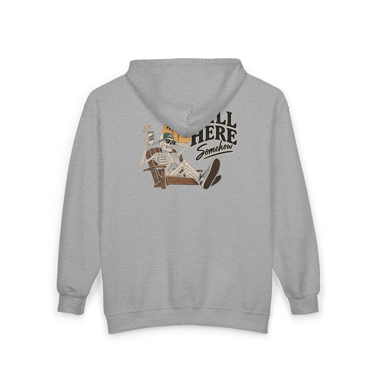 Still Here Somehow - Full-Zip Hooded Sweatshirt