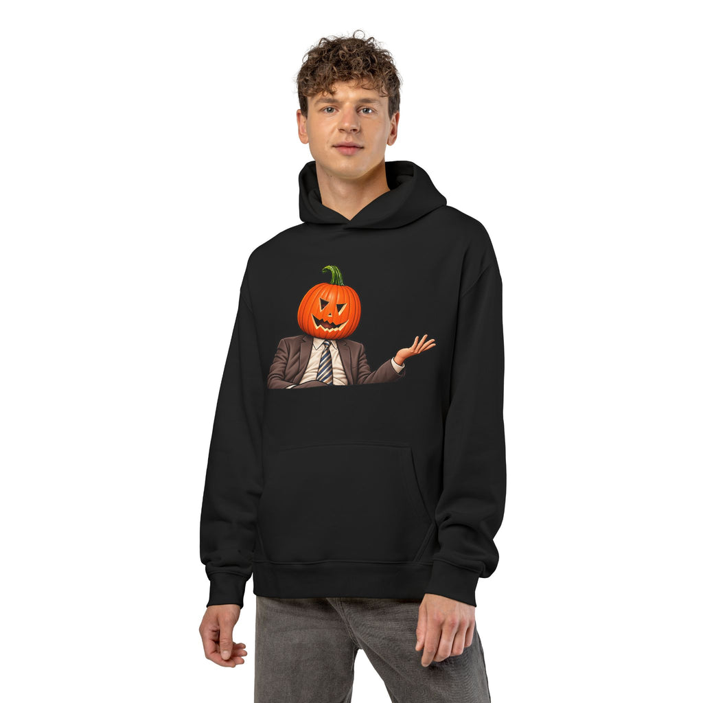 Pumpkin Head Office Cartoon - Hoodie