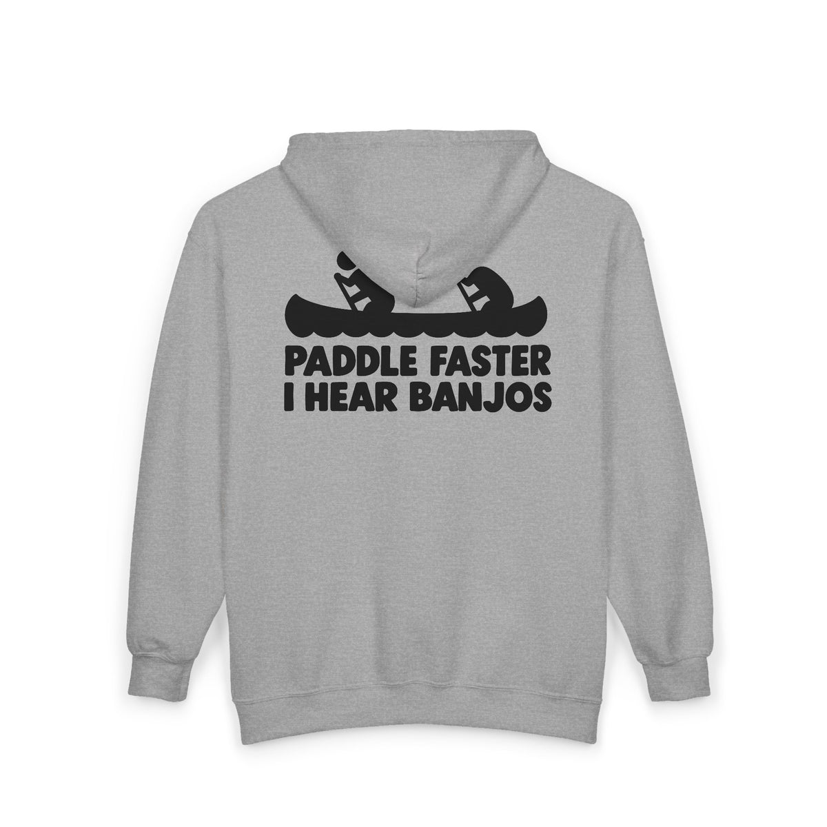 Paddle Faster Banjos - Full-Zip Hooded Sweatshirt