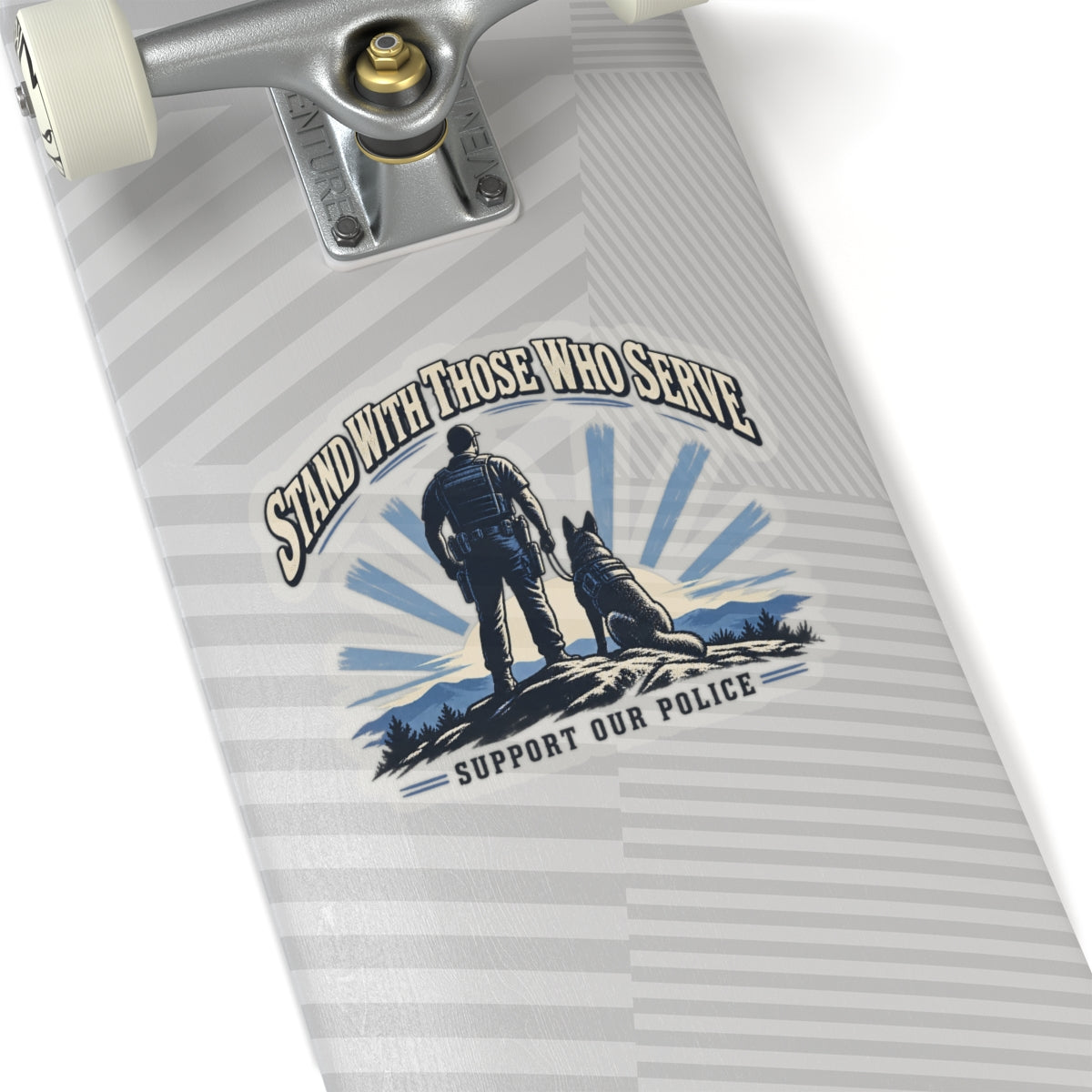 Stand With Those Who Serve Police K9 - Kiss-Cut Sticker