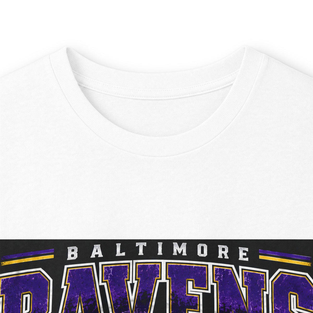 Baltimore Ravens Skyline Tee - Unisex Ultra Cotton Long Sleeve Tee
