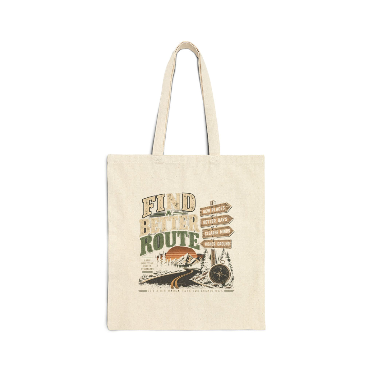 Find A Better Route - Canvas Tote