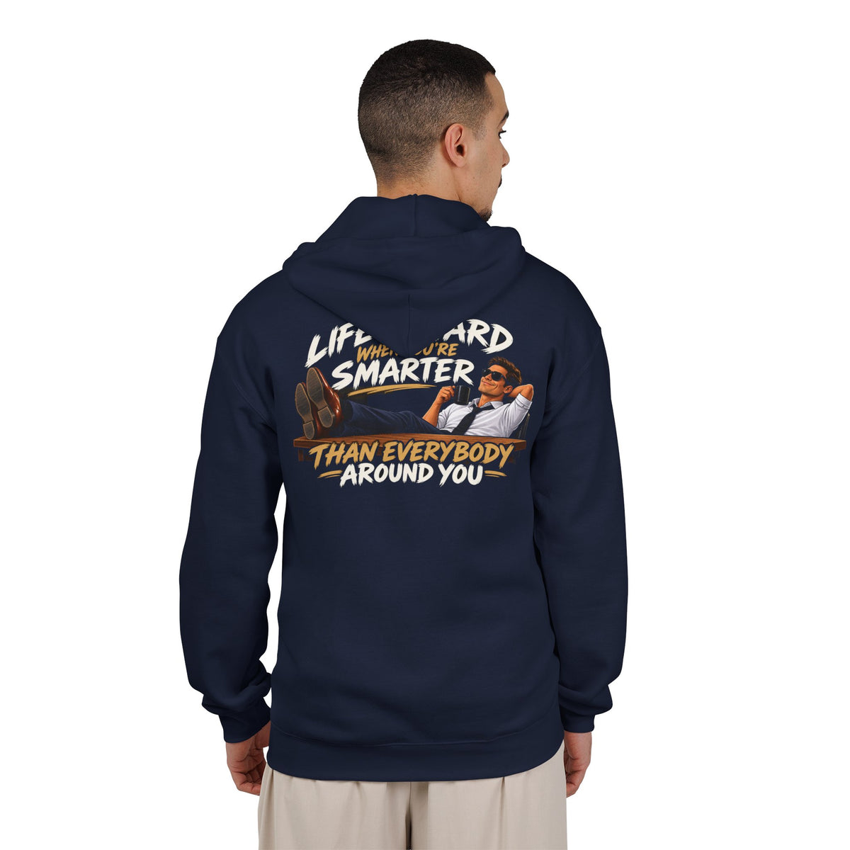 Smarter Than Everybody - Full-Zip Hooded Sweatshirt