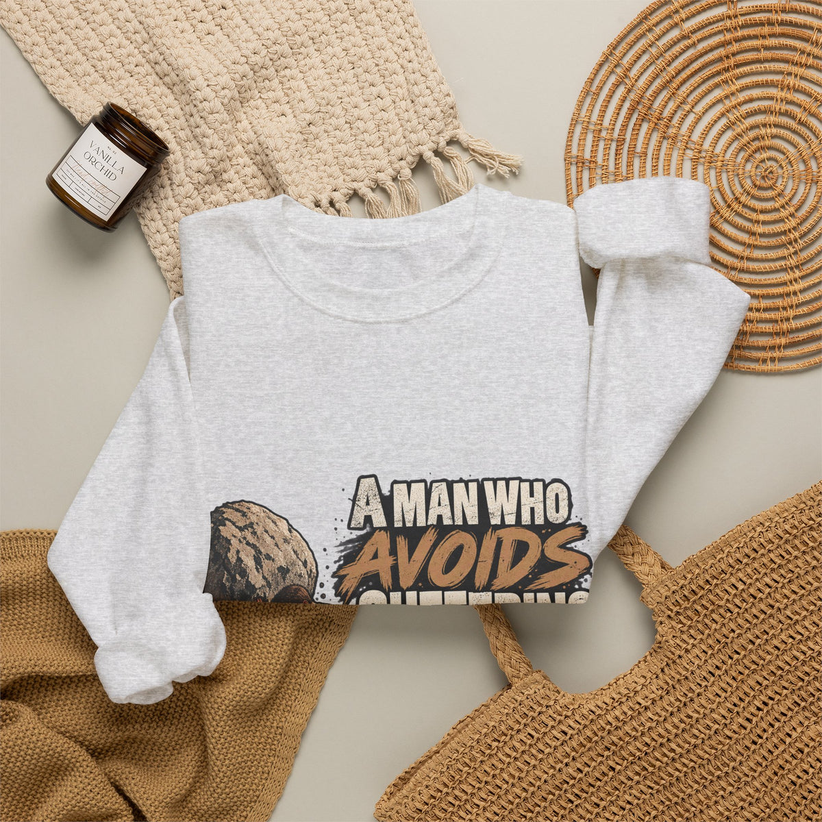 A Man Who Avoids Suffering - Crewneck Sweatshirt