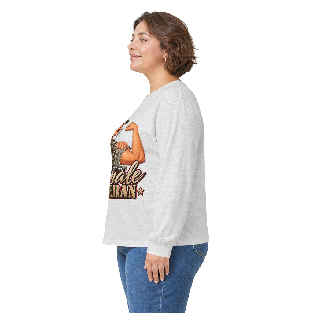 Female Veteran Pride - Unisex Ultra Cotton Long Sleeve Tee