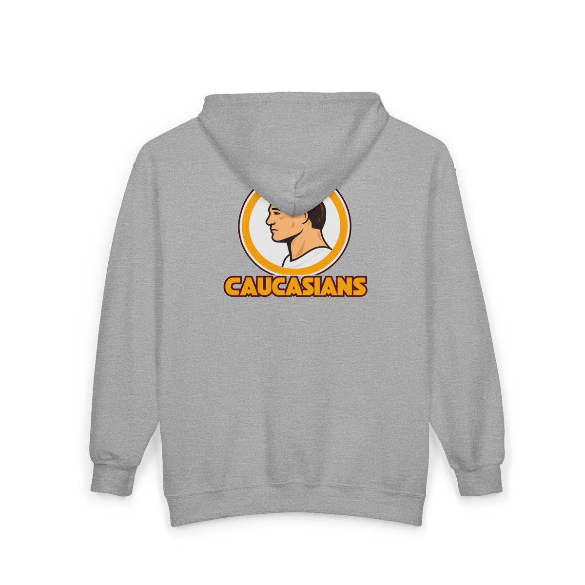 Caucasians - Level Text - Full-Zip Hooded Sweatshirt