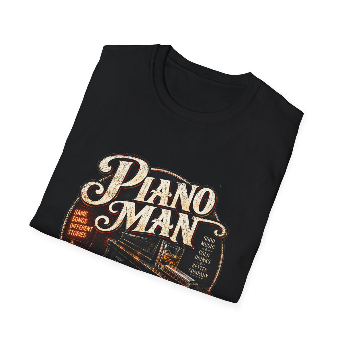 Piano Man Retro Bar - Classic Tee
