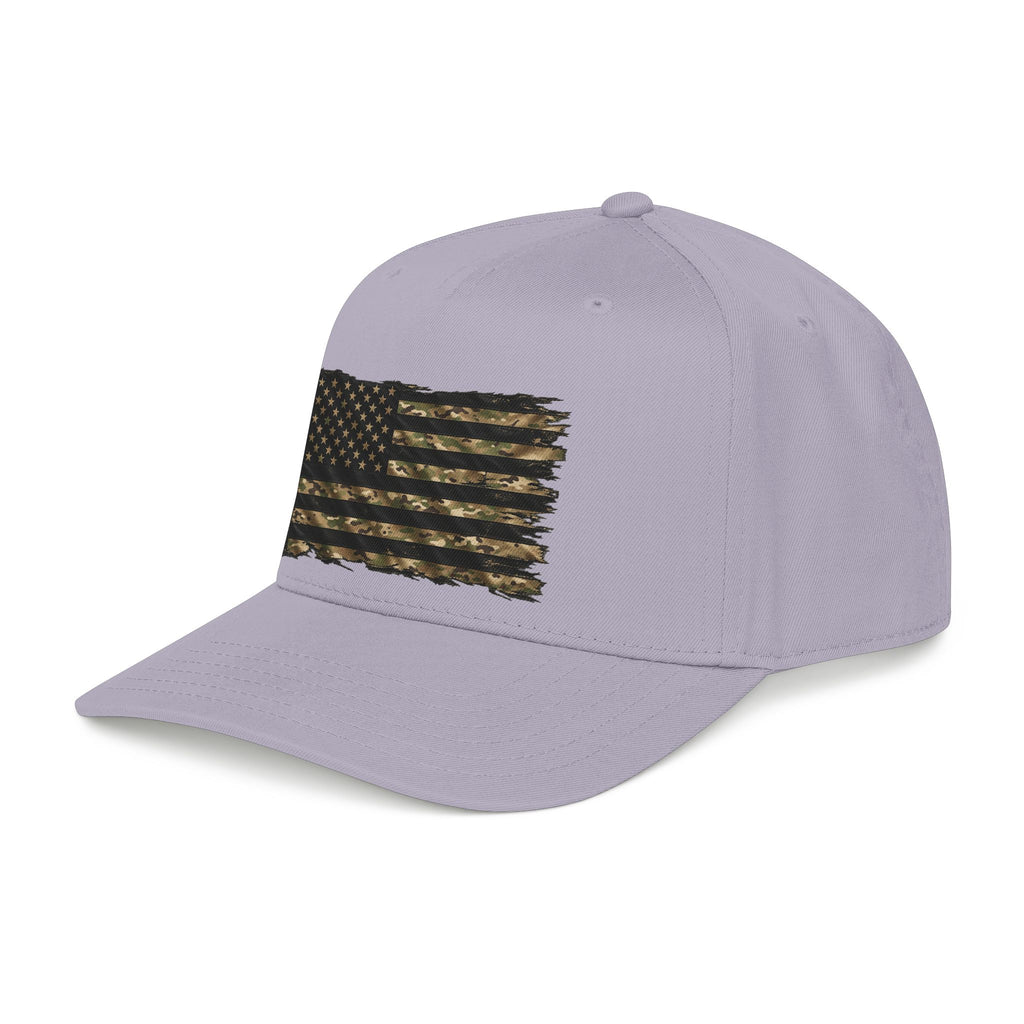 Black and Multicam American Flag - OTTO Baseball Hat