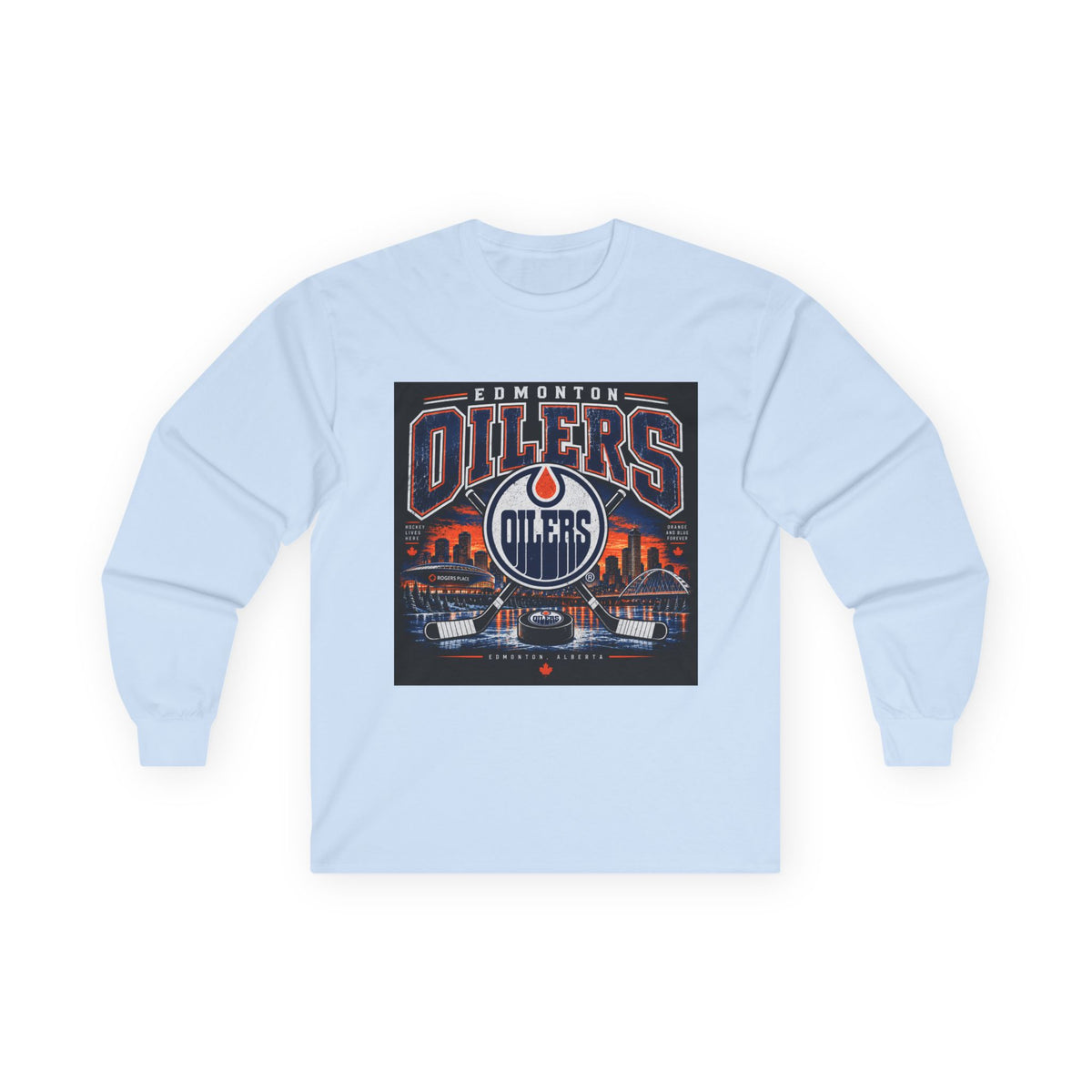 Edmonton Oilers Hockey Pride - Unisex Ultra Cotton Long Sleeve Tee