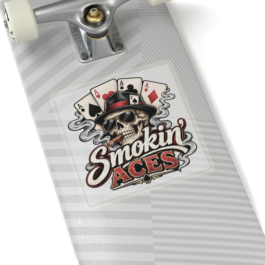 Smokin' Aces - Kiss-Cut Sticker
