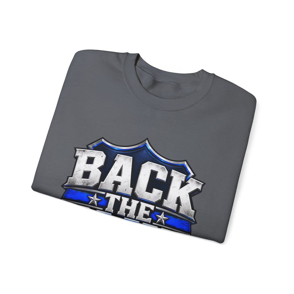 Back the Blue Shield - Crewneck Sweatshirt