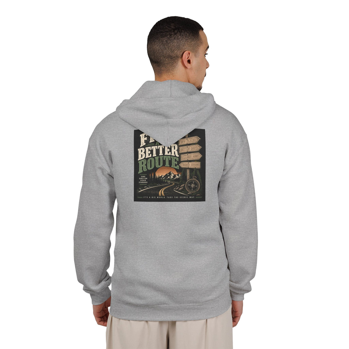 Find A Better Route - Full-Zip Hooded Sweatshirt