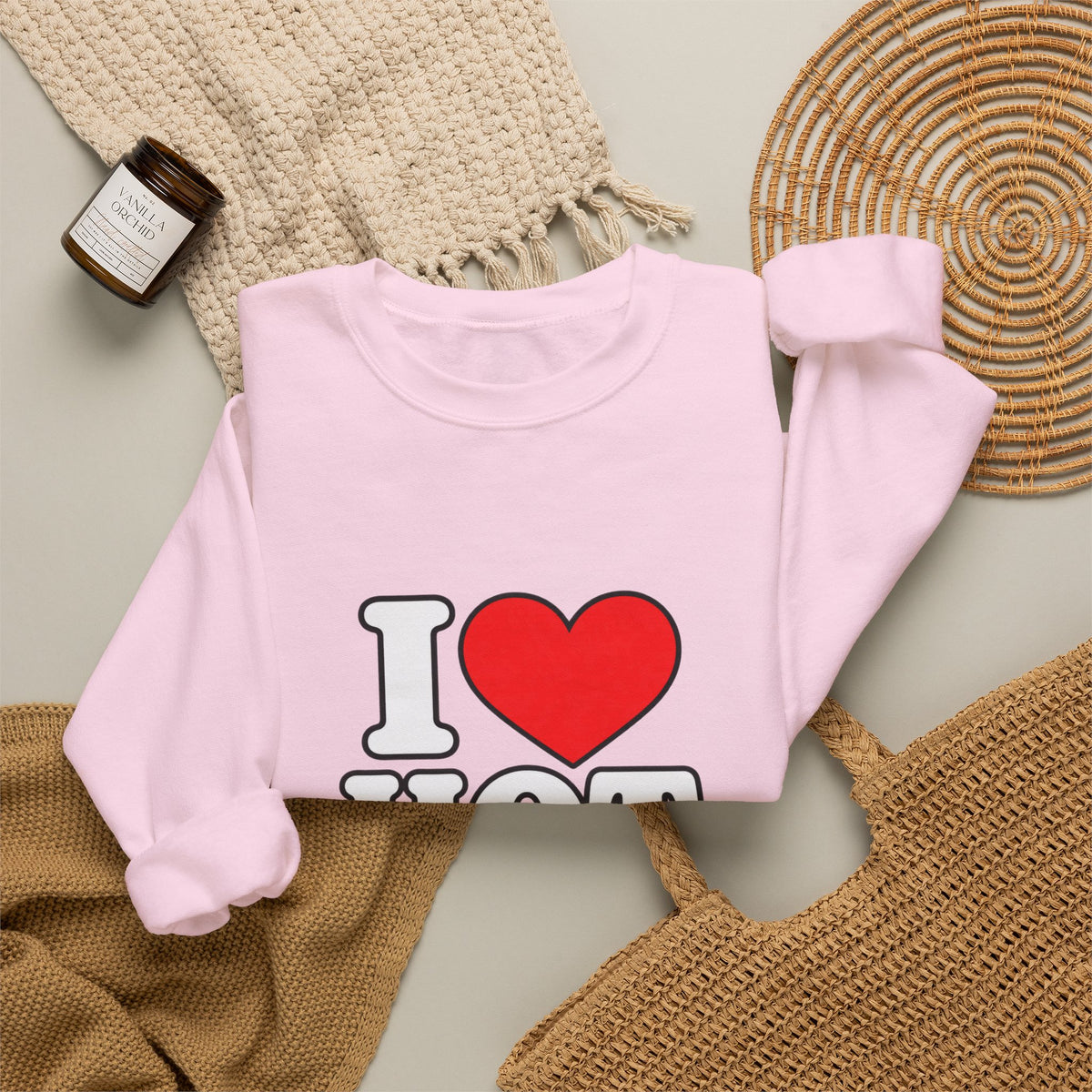 I Love Hot Dads - Crewneck Sweatshirt