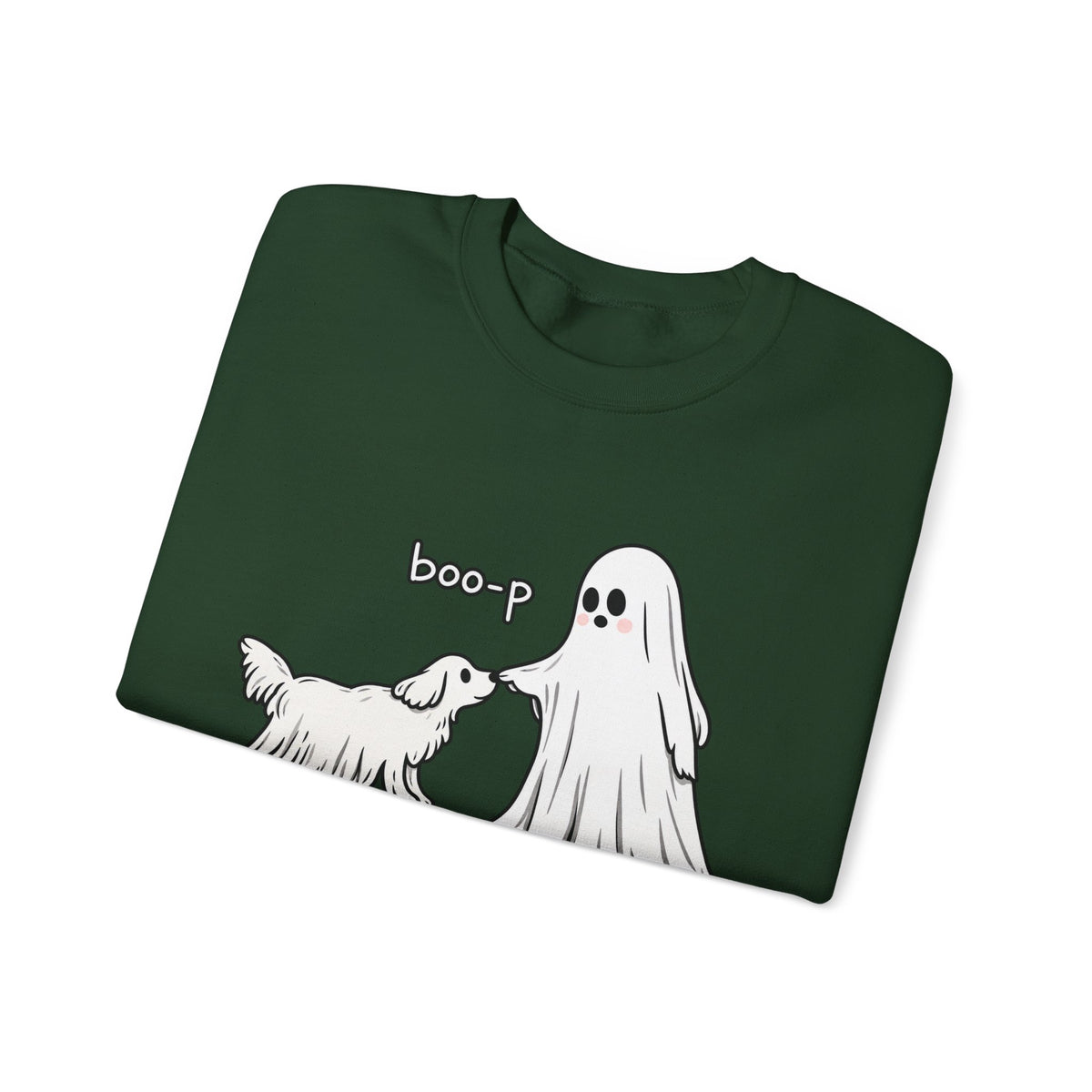 Boo-p Ghost and Dog - Crewneck Sweatshirt