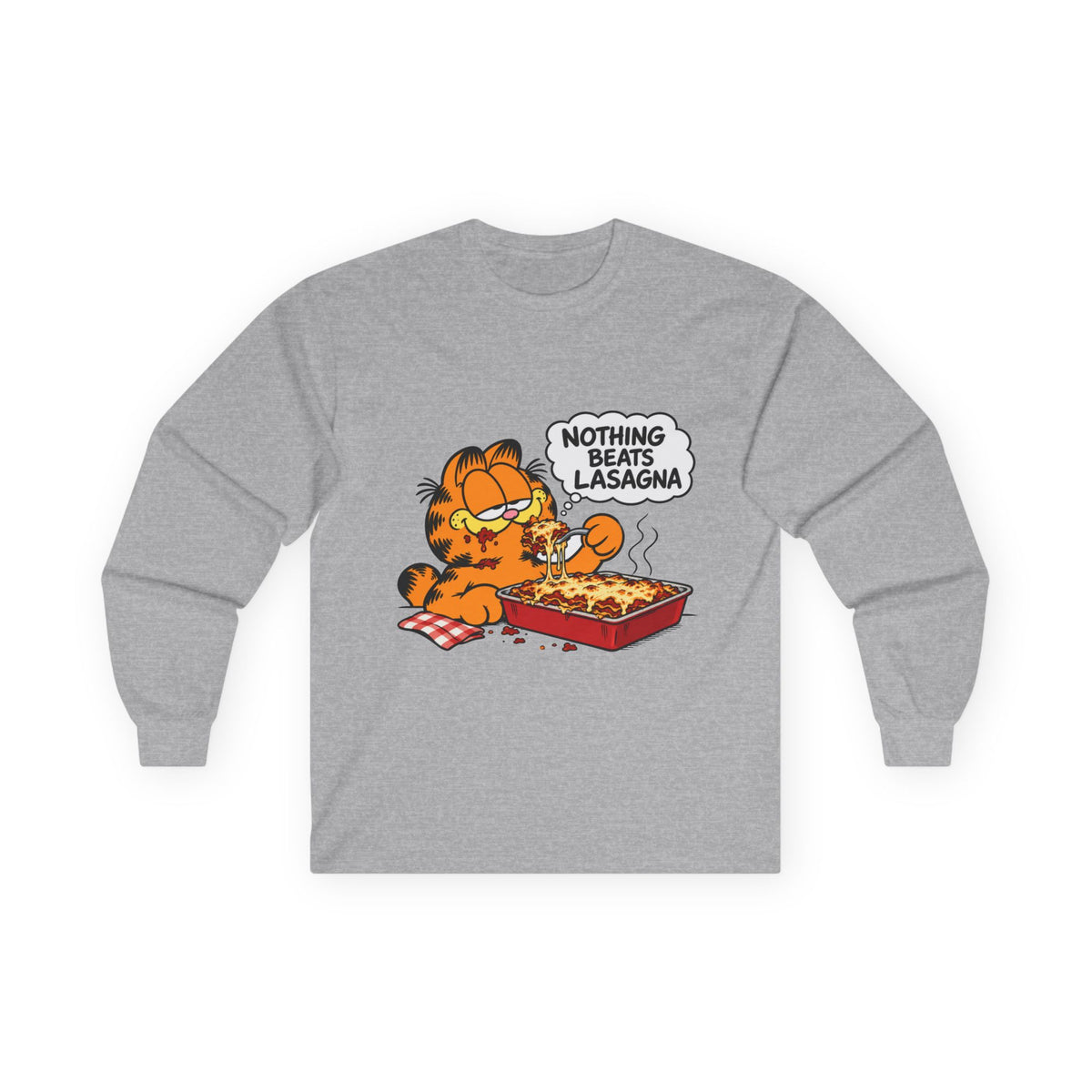 Nothing Beats Lasagna - Unisex Ultra Cotton Long Sleeve Tee