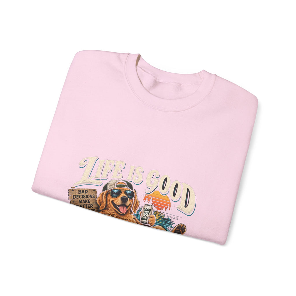 Life is Good Floatin' - Crewneck Sweatshirt