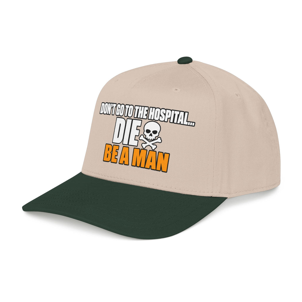 Dont Go to the Hospital - White Outlined - OTTO Baseball Hat