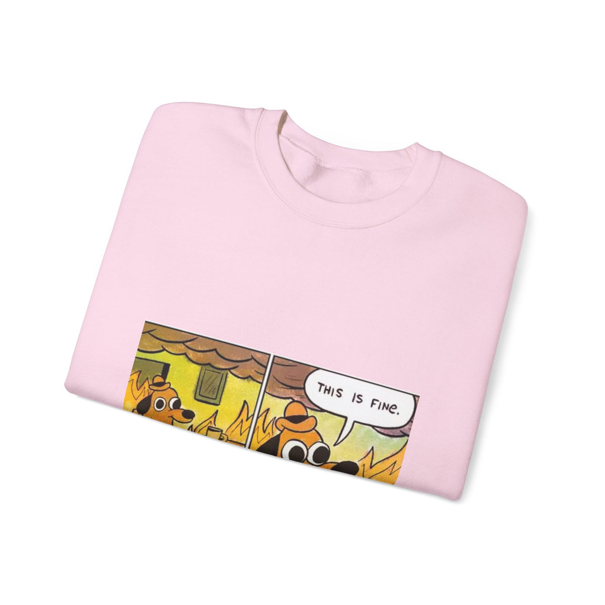 This Is Fine - Crewneck Sweatshirt