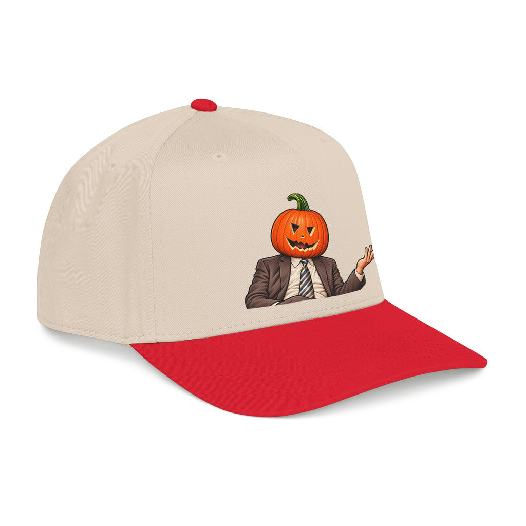 Pumpkin Head Office Cartoon - OTTO Baseball Hat