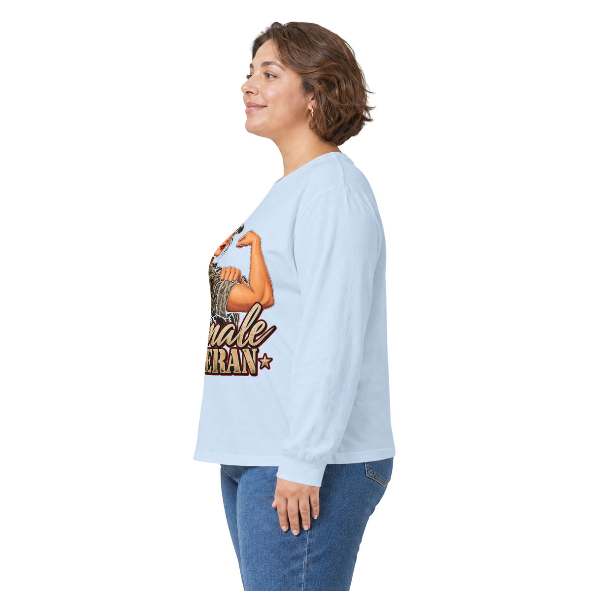 Female Veteran Pride - Unisex Ultra Cotton Long Sleeve Tee