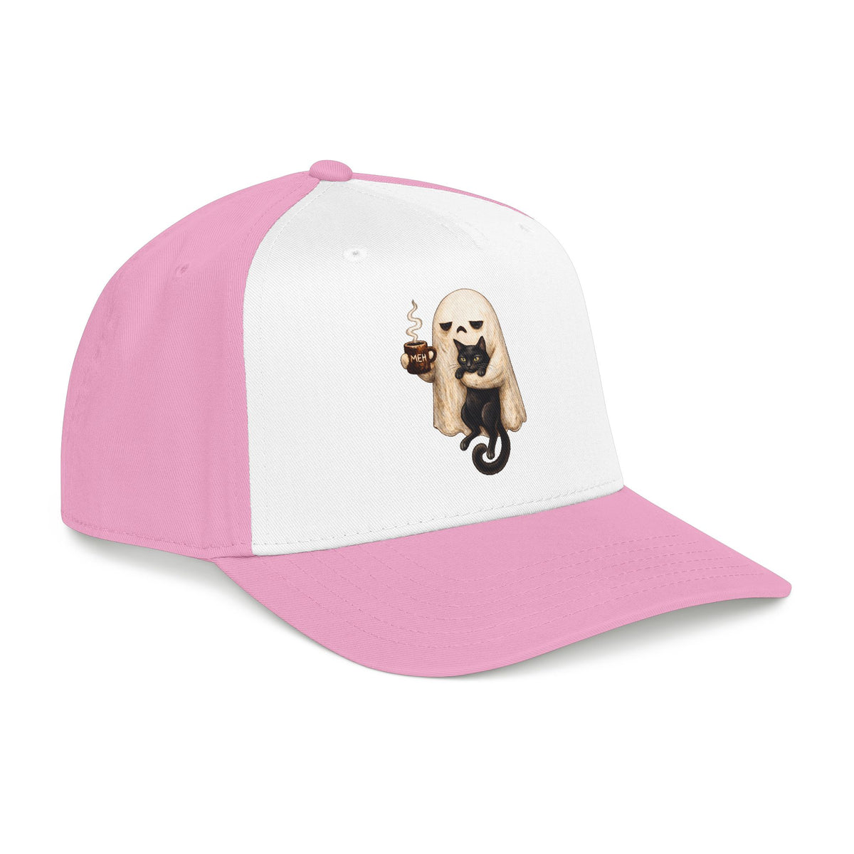 Meh Ghost and Black Cat - OTTO Baseball Hat