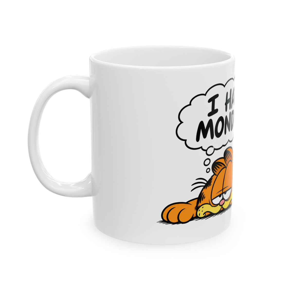 Monday Blues Garfield - Ceramic Mug 11oz and 15oz