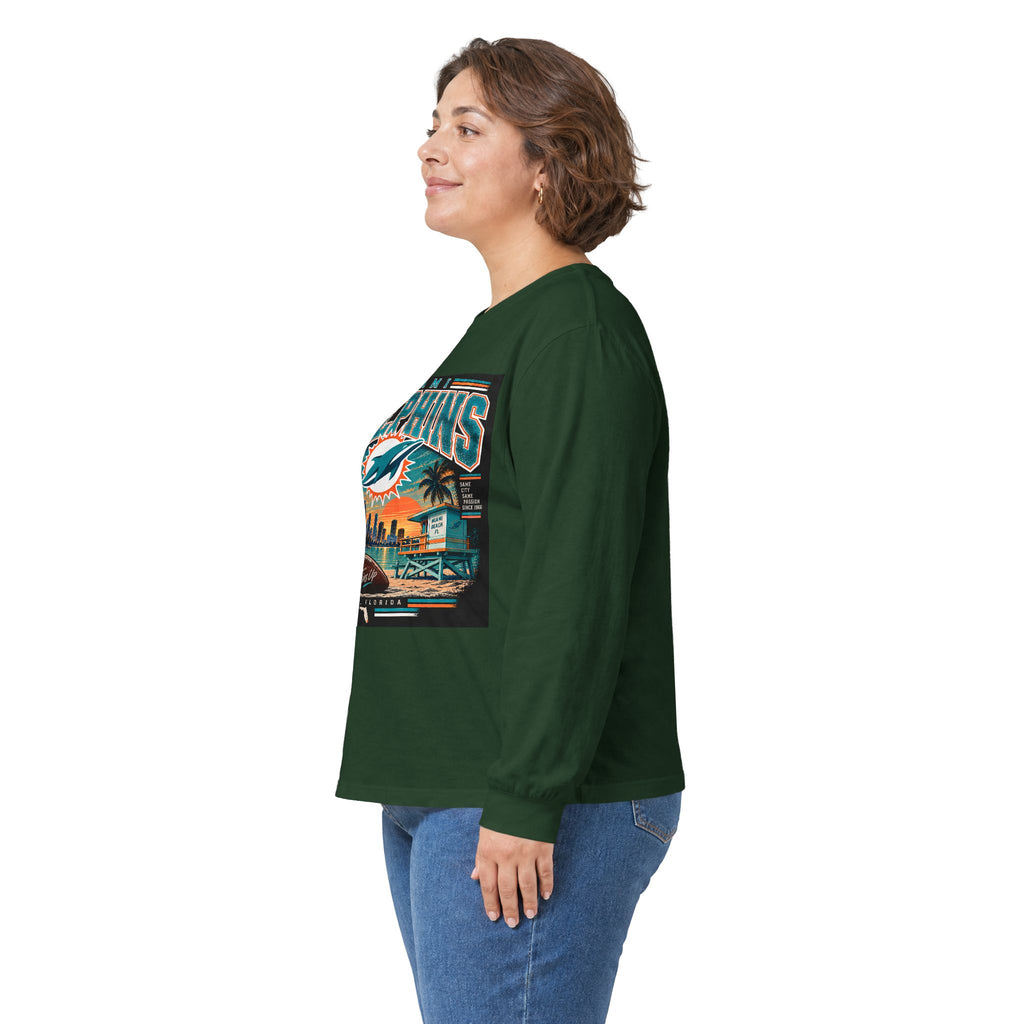 Miami Dolphins Paradise - Unisex Ultra Cotton Long Sleeve Tee