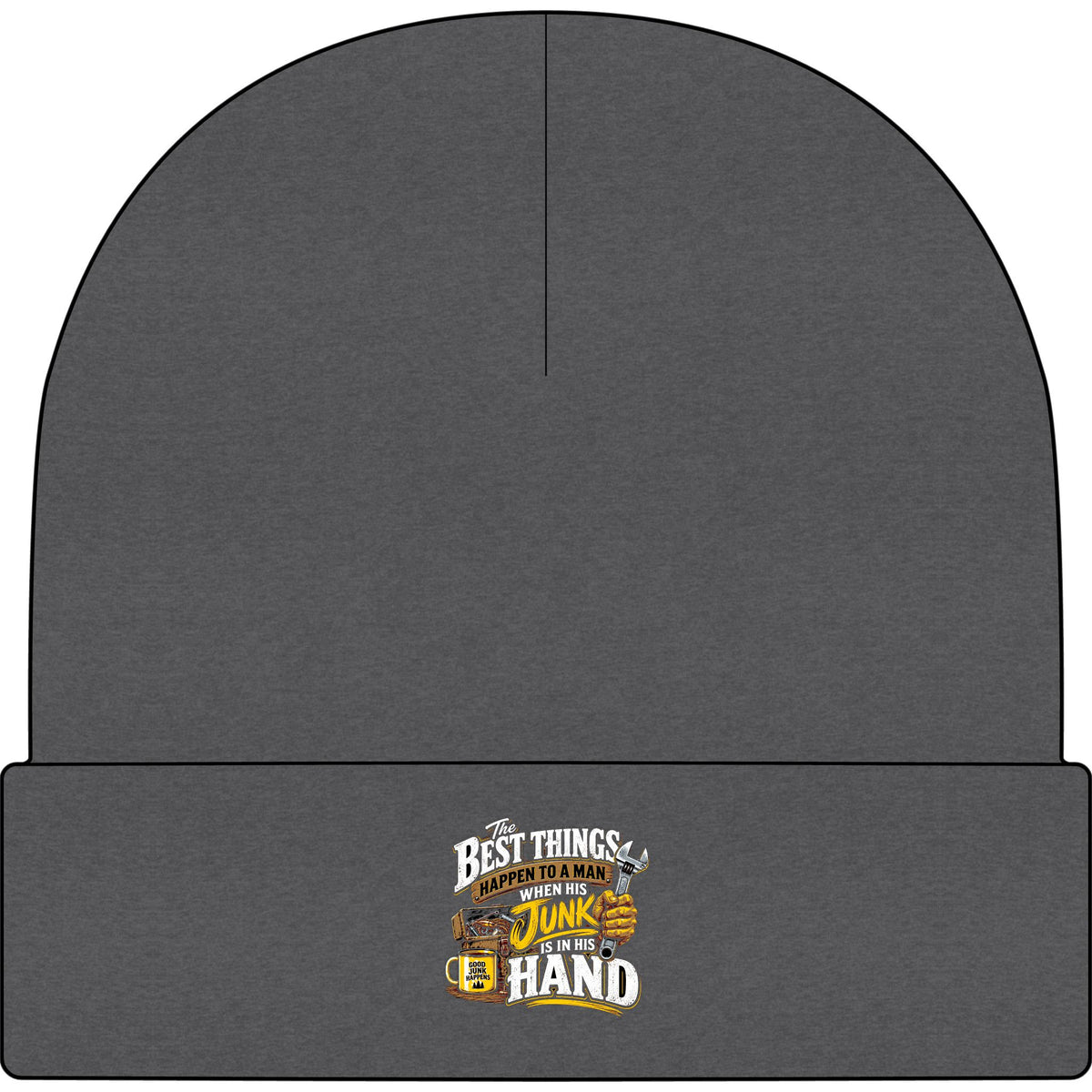 Best Things Happen in a Man's Hand - AS Colour 1107 Cuff Beanie