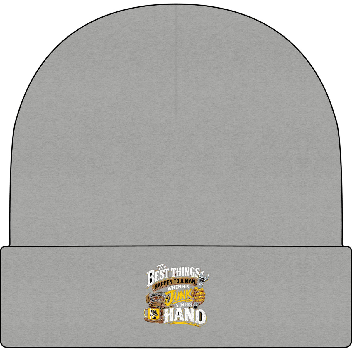 Best Things Happen in a Man's Hand - AS Colour 1107 Cuff Beanie