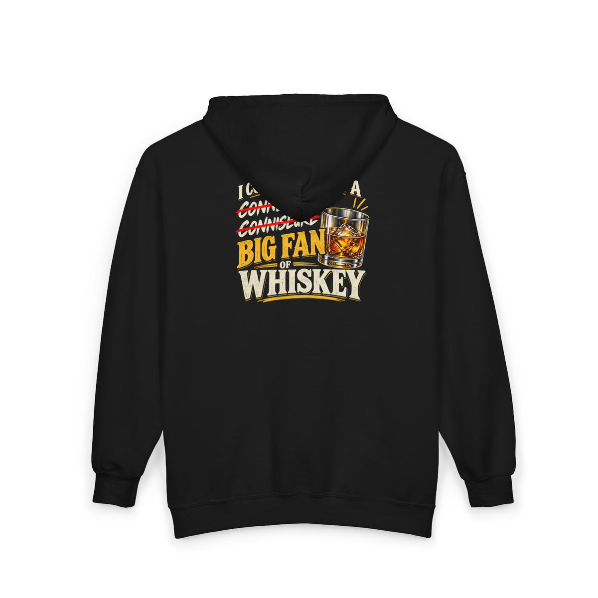 Big Fan of Whiskey - Full-Zip Hooded Sweatshirt