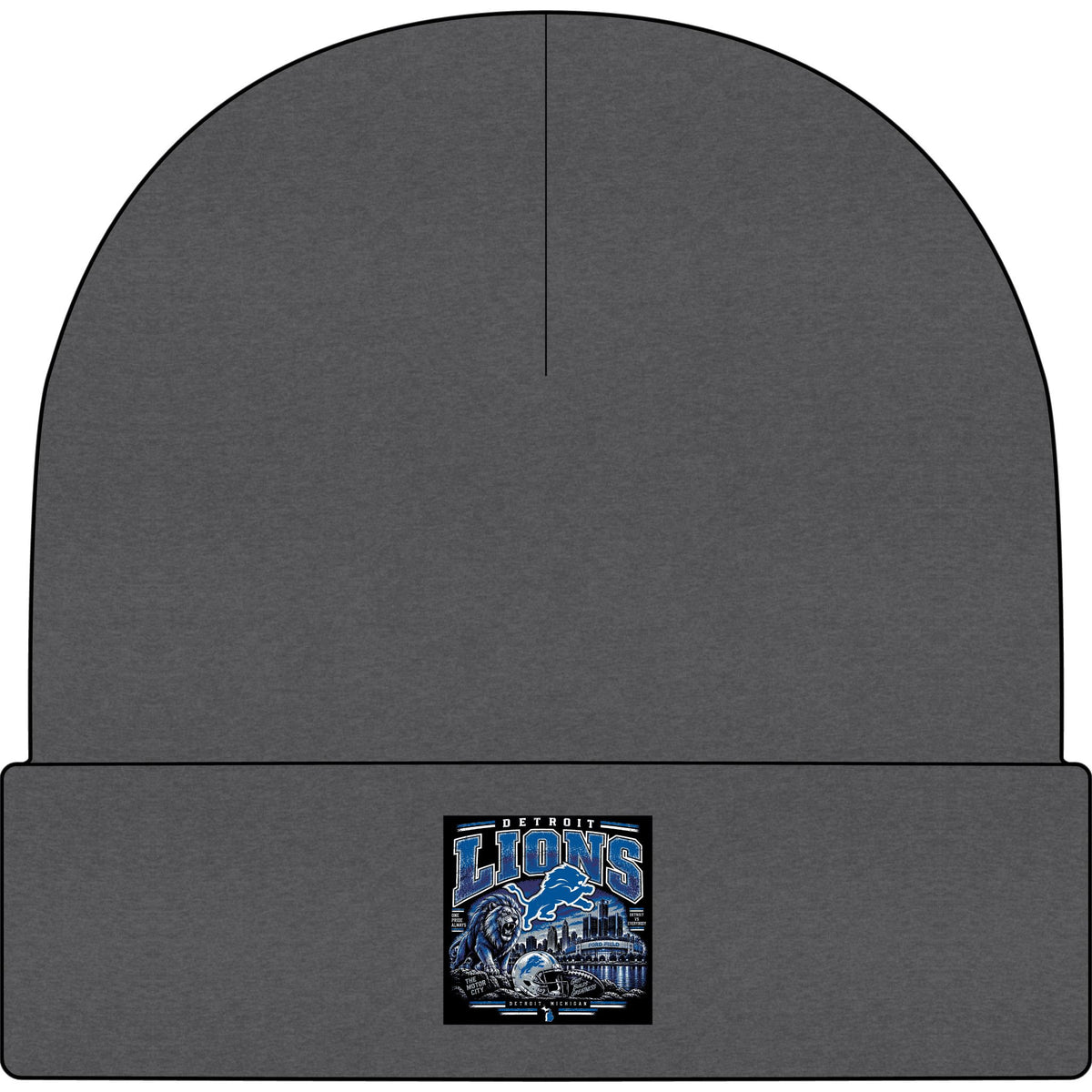 Detroit Lions Grit - AS Colour 1107 Cuff Beanie