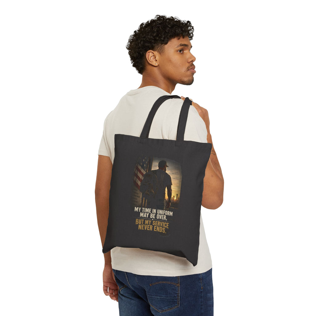 Service Never Ends - Canvas Tote