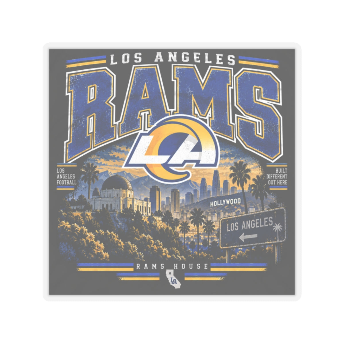 Los Angeles Rams - Kiss-Cut Sticker