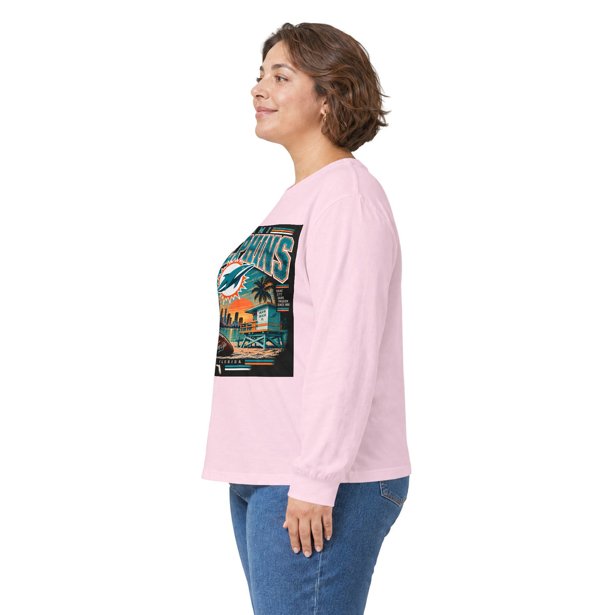 Miami Dolphins Paradise - Unisex Ultra Cotton Long Sleeve Tee