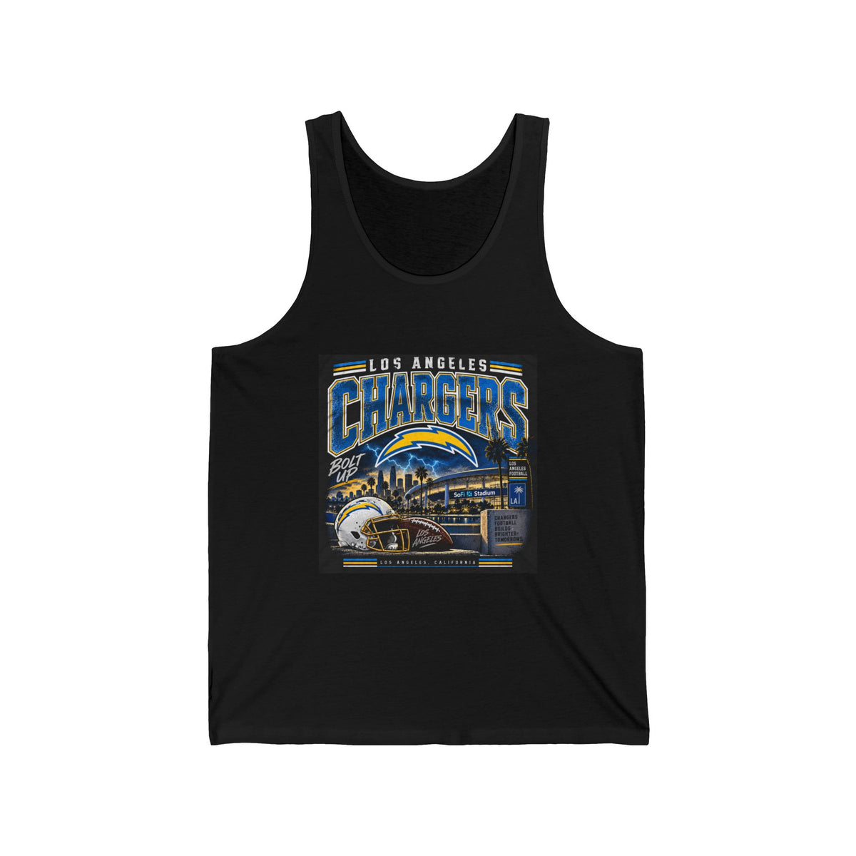 Los Angeles Chargers Bolt Up - Athletic Tank