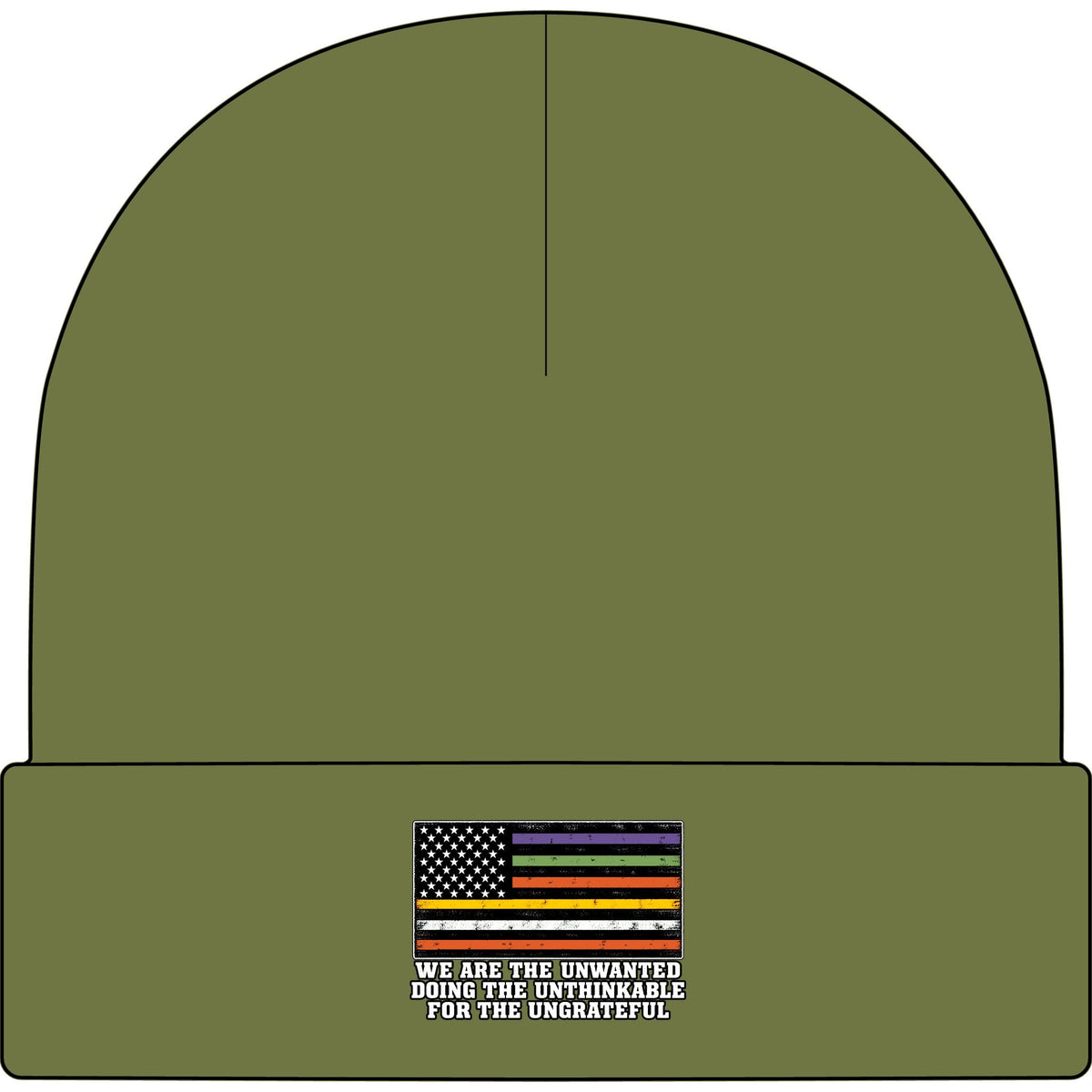 Unwanted, Unthinkable, Ungrateful - AS Colour 1107 Cuff Beanie