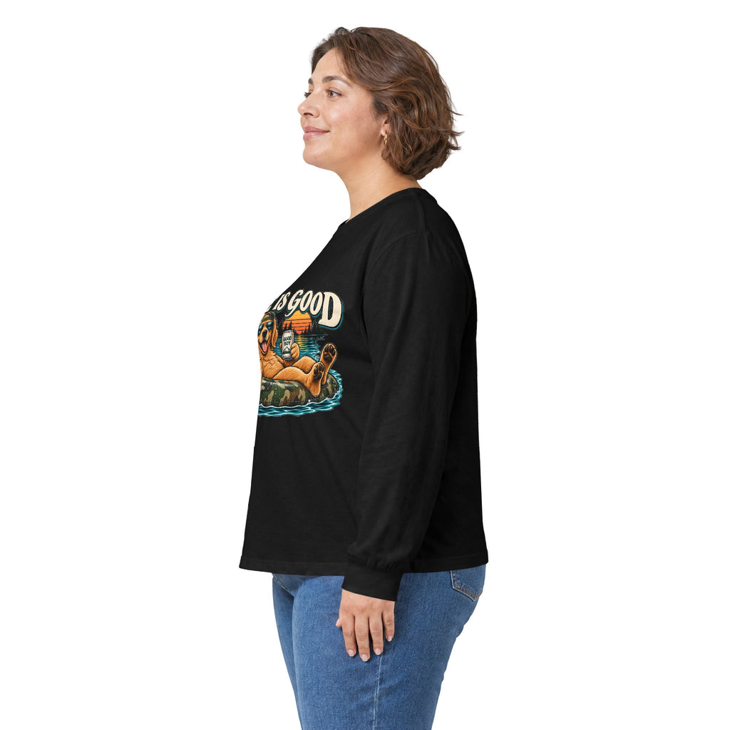 Life is Good Floatin' - Unisex Ultra Cotton Long Sleeve Tee