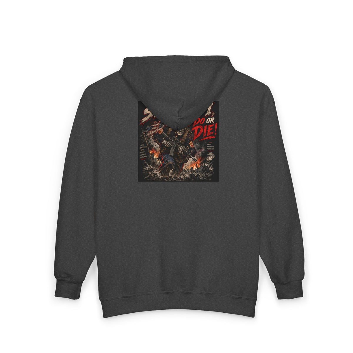 Semper Fi Do or Die - Full-Zip Hooded Sweatshirt