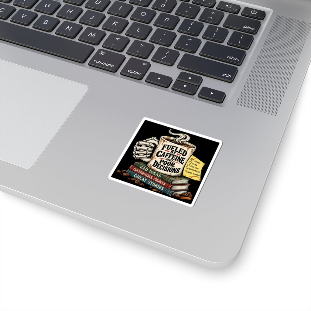 Fueled by Caffeine - Kiss-Cut Sticker