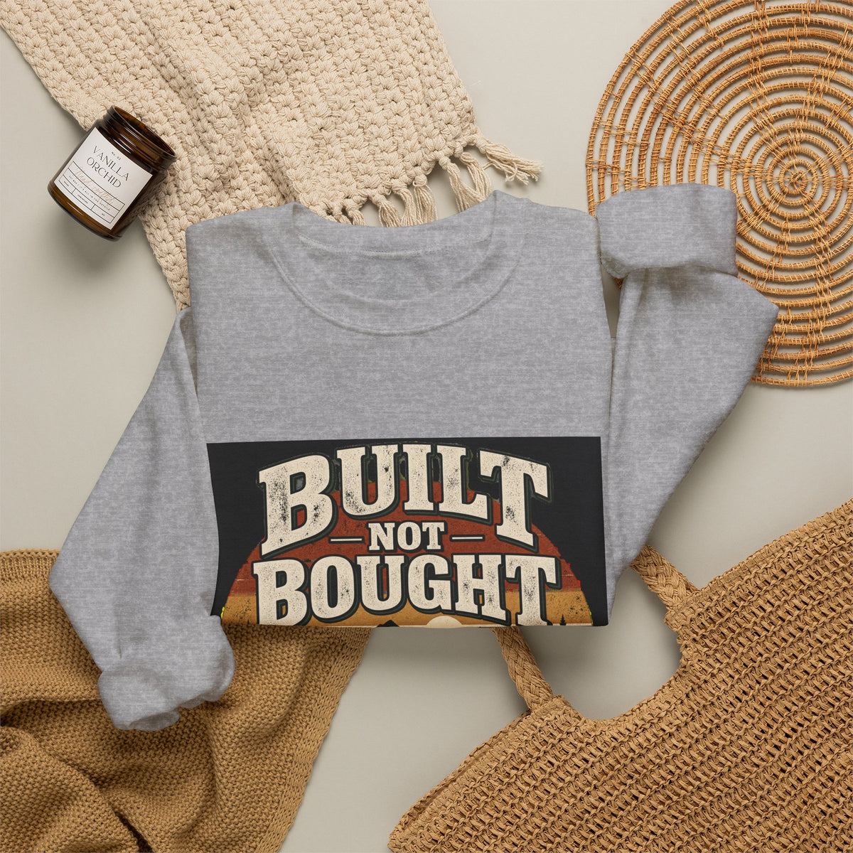 Built Not Bought - Crewneck Sweatshirt