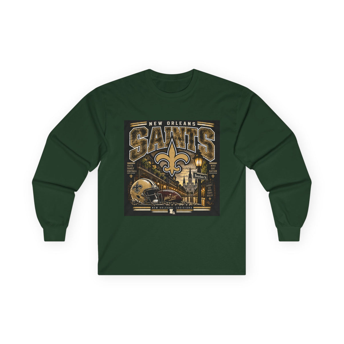 Saints Nation Glory Tee - Unisex Ultra Cotton Long Sleeve Tee