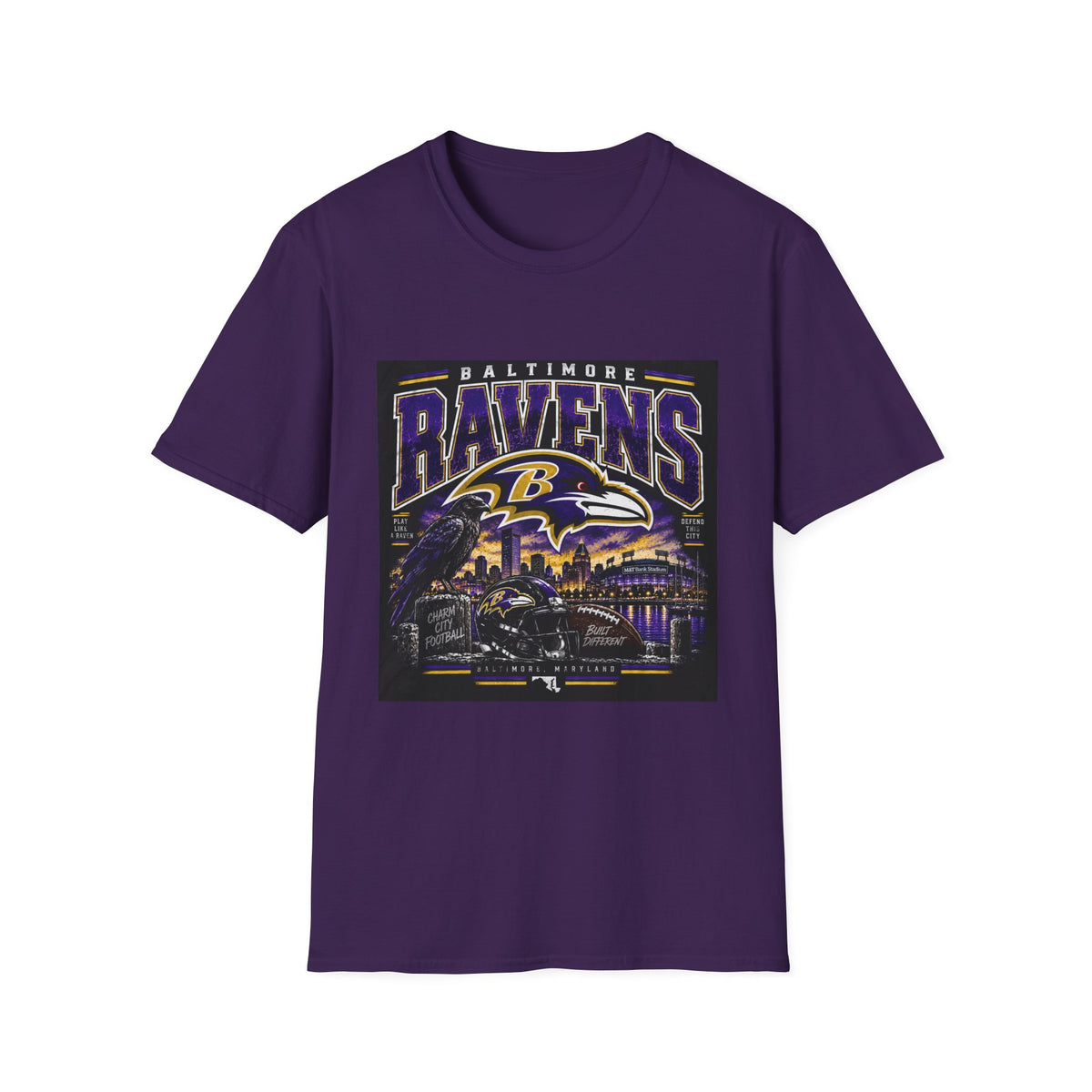 Baltimore Ravens Skyline Tee - Classic Tee